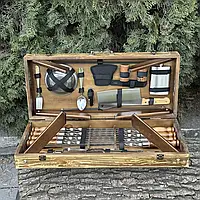 Подарунковий набір Пікнік кейс-столик світла текстура