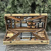 Подарунковий набір Майстер Гриль кейс-столик світла текстура