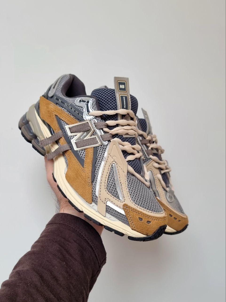 Коричневі замшеві чоловічі кросівки New Balance 1906А, фото 1