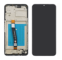 Дисплей Samsung A22 5G 2022 A226 чорний Екран з сенсором (модуль) з рамкою