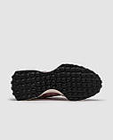 Рожеві замшеві жіночі кросівки  New Balance 327 Rosewood Licorice, фото 4