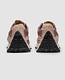Рожеві замшеві жіночі кросівки  New Balance 327 Rosewood Licorice, фото 6