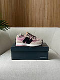 Рожеві замшеві жіночі кросівки  New Balance 327 Rosewood Licorice, фото 8