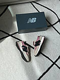 Рожеві замшеві жіночі кросівки  New Balance 327 Rosewood Licorice, фото 9