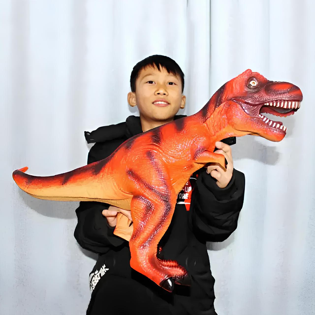 Іграшка динозавр T-REX RESTEQ - великий динозавр Тірекс 650×450 мм, реалістична фігурка для дітей, інтер'єрна модель, подарунок