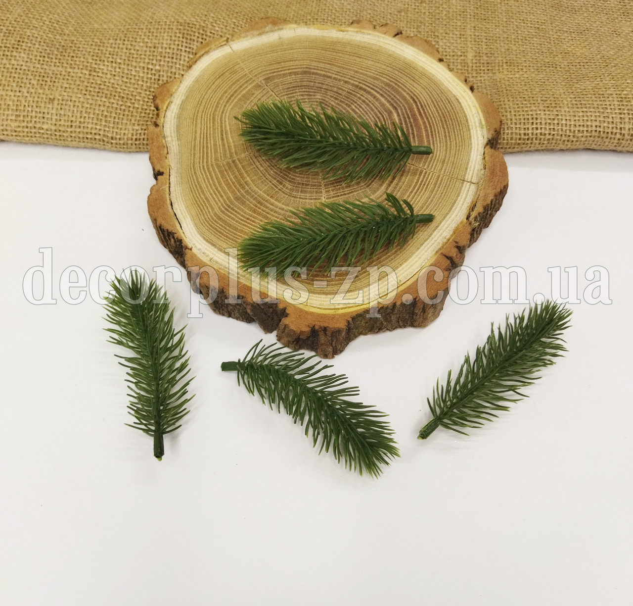 Гілочка ялини, зелена 10см, фото 1
