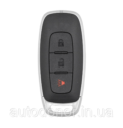 Ключ 3 кнопки механічна кришка багажника 433 МГц / ID4A Nissan Ariya (22-) 285E3-5MR1B, фото 1
