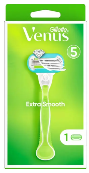 Станок для гоління Gillette Venus Extra Smooth жіночий, з 1 змінним картриджем, фото 1