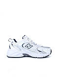 Білі текстильні чоловічі кросівки New Balance 530 Silver / Демісезонні Нью Беланс 530 Сітка, фото 2