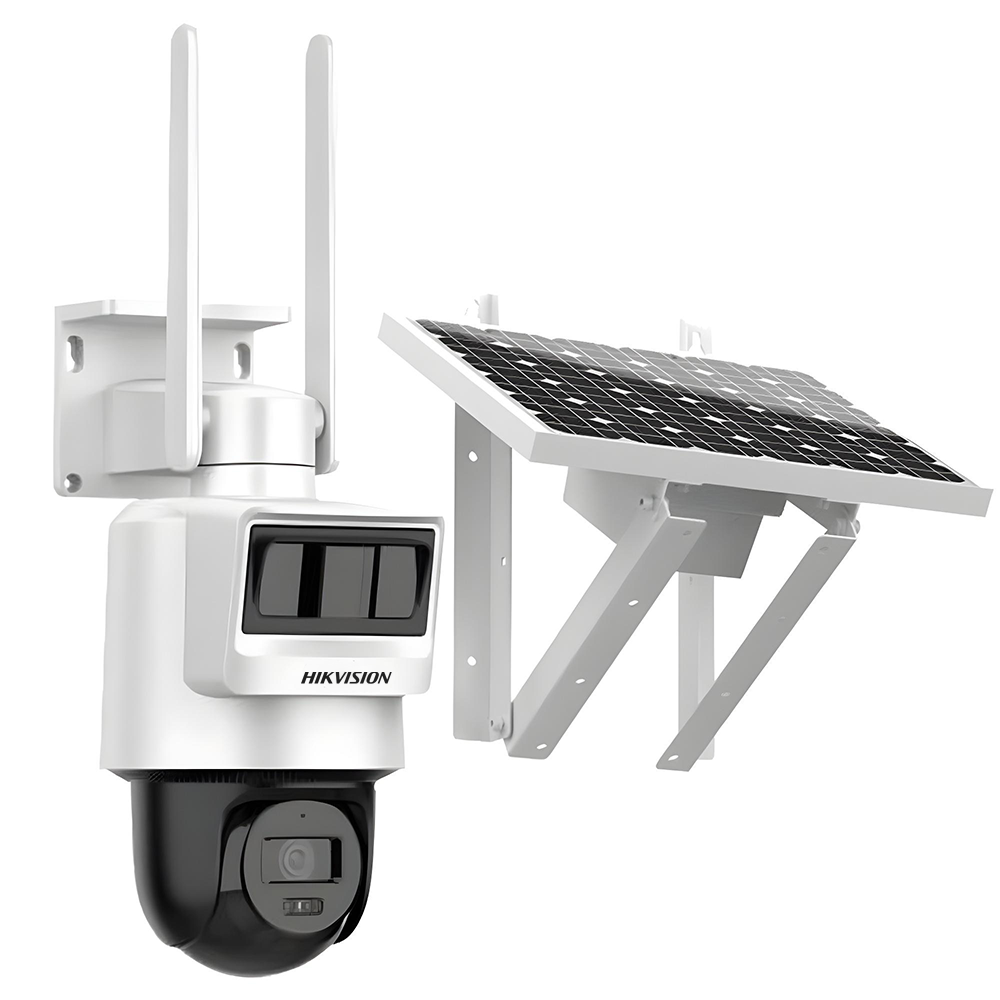 4 МП 4G PTZ IP-камера Hikvision DS-2DE2C400IWG-K/4G/C05S10 (4 мм) з акумулятором, сонячною панеллю