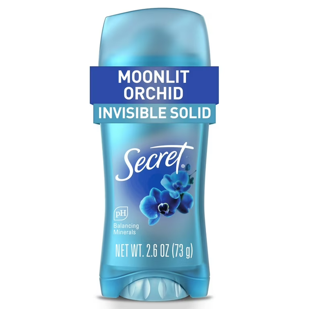 Твердий дезодорант-антиперспірант Місячна Орхідея Secret Solid Deodorant Antiperspirant Moonlit Orchid