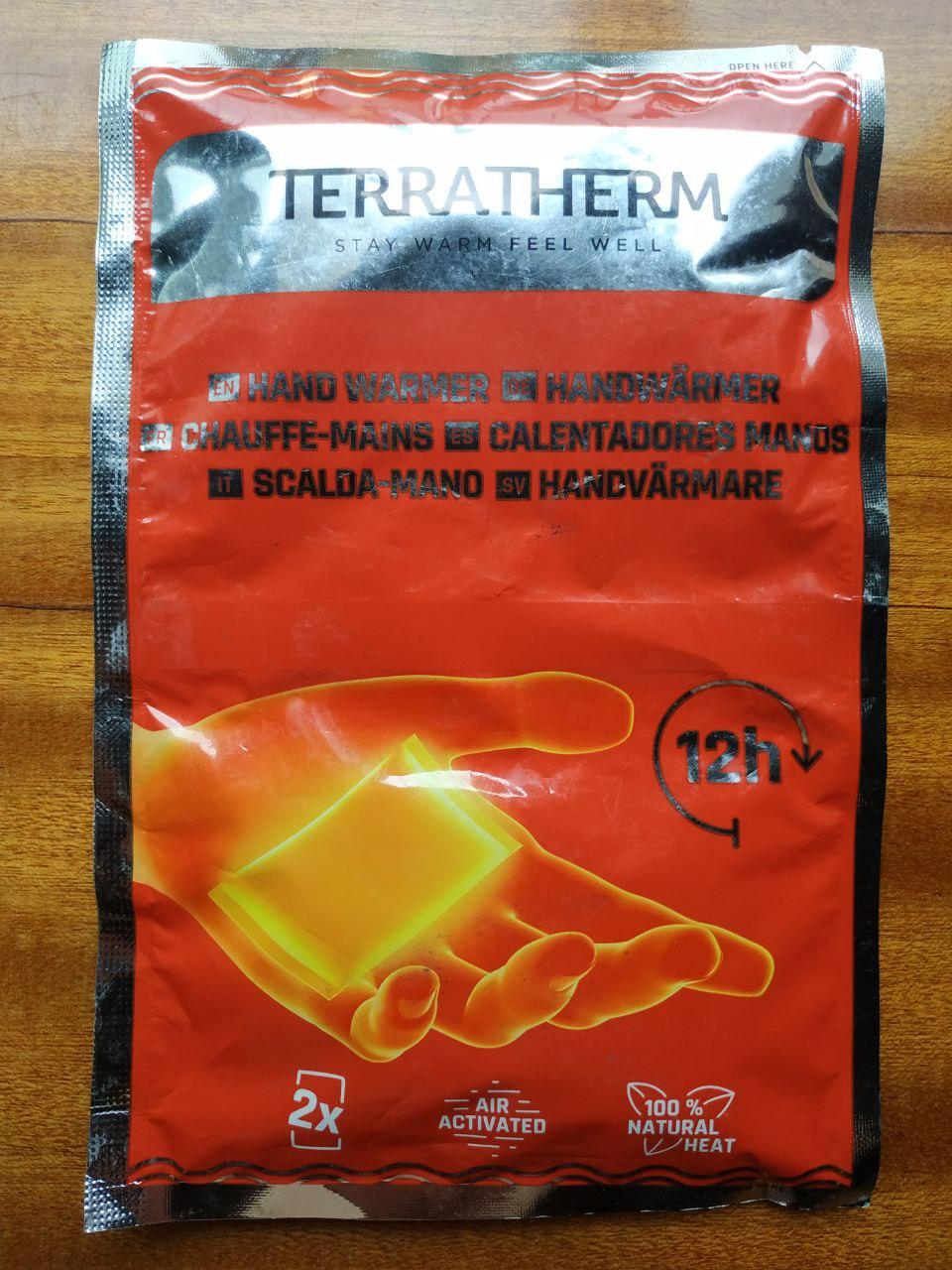 Грілка для рук terratherm hand warmer ( 2 шт ), фото 1