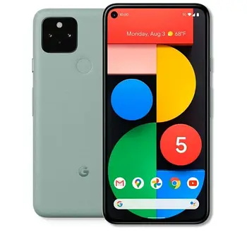 Смартфон Google Pixel 5 Sorta Sage, 8/128 Gb, 1sim, 16+12.2/8 Мп, 6" OLED, Snapdragon 765G, 4080mAh