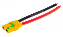 Роз'єм живлення XT90-S Antispark (мама) з проводом 12 AWG
