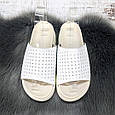 Шльопанці жіночі Purlina білі еко-шкіра на об'ємній підошві 4988, фото 4