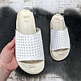 Шльопанці жіночі Purlina білі еко-шкіра на об'ємній підошві 4988, фото 5