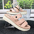 Шльопанці жіночі L.Trendy рожеві еко-шкіра 4984, фото 3