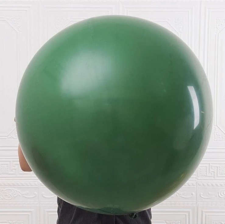 Велика Повітряна Куля Latex Balloon 36 дюймів 90 см Зелений Темний (01448)