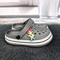 Кроки дитячі Luck Line сірі з хлопчиком 5108