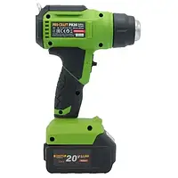 Будівельний фен технічний бездротовий Procraft PH20 (без АКБ і ЗП), промисловий акумуляторний термофен