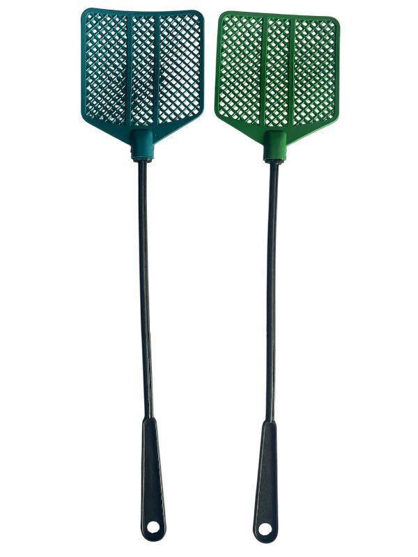 Мухобойка  с пластмассовой ручкой и пластмассовым язычком в форме квадрата, фото 1