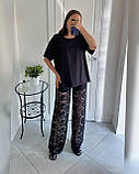 Костюм футболка та гіпюрові штани 9378, фото 5