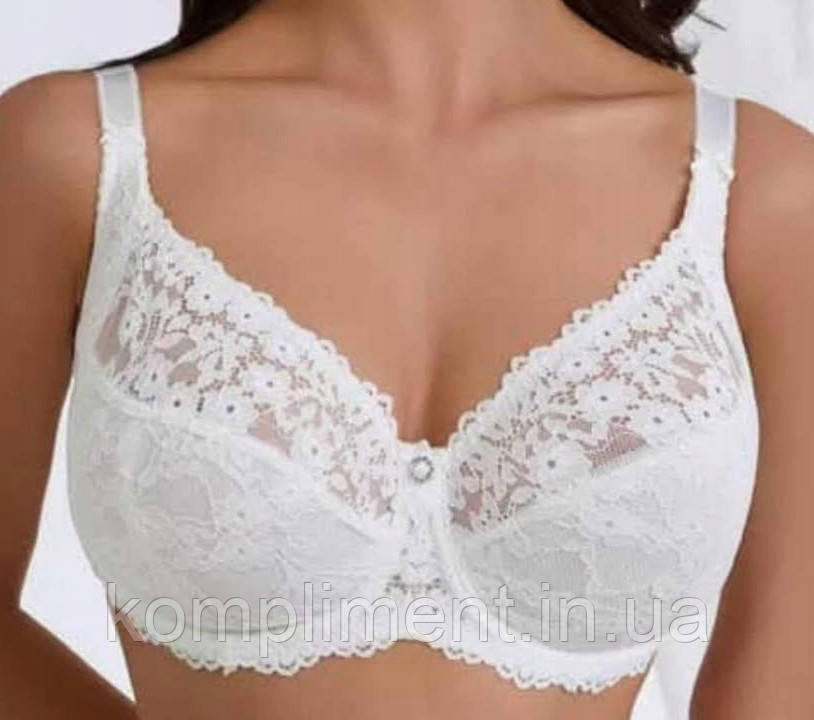 Бюстгальтер для пишних грудей Lanny mode 11399, молочний,чашка H
