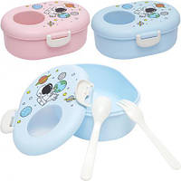 Від 2 шт. Контейнер для їжі "ланч-бокс" 6392,  18*13*7см купит оптом