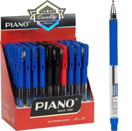 Від 50 шт. Ручка масляная PIANO PT-350 ВетРИНА синяя, черная, красная купити дешево оптом в інтернет-магазині