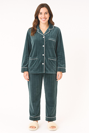 Тепла піжама жіноча на флісі Qiaosecai ялиця