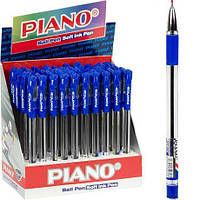 Від 50 шт. Ручка масляна  PIANO  PT-195 синя  купити дешево оптом в інтернет-магазині