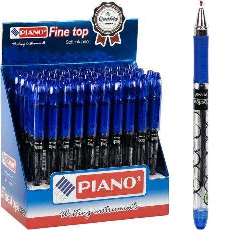 Від 50 шт. Ручка масляна  Flawless PIANO  PT-503 синя    купити дешево оптом в інтернет-магазині купити дешево оптом в