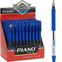 Від 50 шт. Ручка масляна  PIANO  PT-350 синя  купити дешево оптом в інтернет-магазині