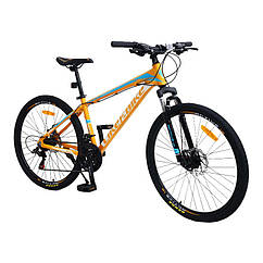 Велосипед дорослий Active 1.0 LIKE2BIKE A212602 колеса 26 жовтогарячий рама алюміній 15, 7799615 — 640