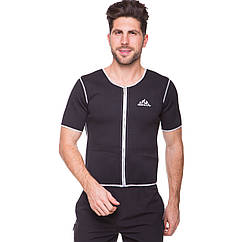 Кофта з коротким рукавом та ефектом сауни чоловіча HeatOutFit ST-2140 L Чорний, 8530703 — 895