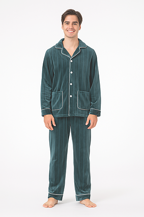 Піжама чоловіча тепла M Qiaosecai ялиця