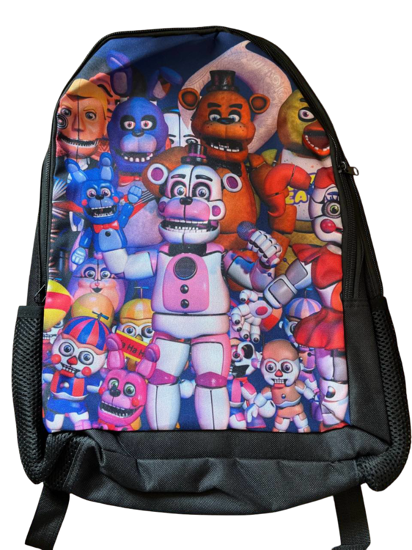 Шкільний рюкзак "П'ять ночей із Фредді" (FNAF) — 2 відділи, бічні кишені, фото 1