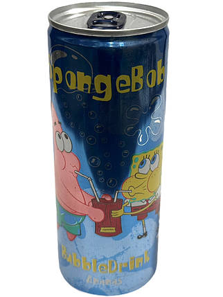 Напій SPONGEBOB BUBBLE DRINK зі смаком ананаса 250 мл, фото 1