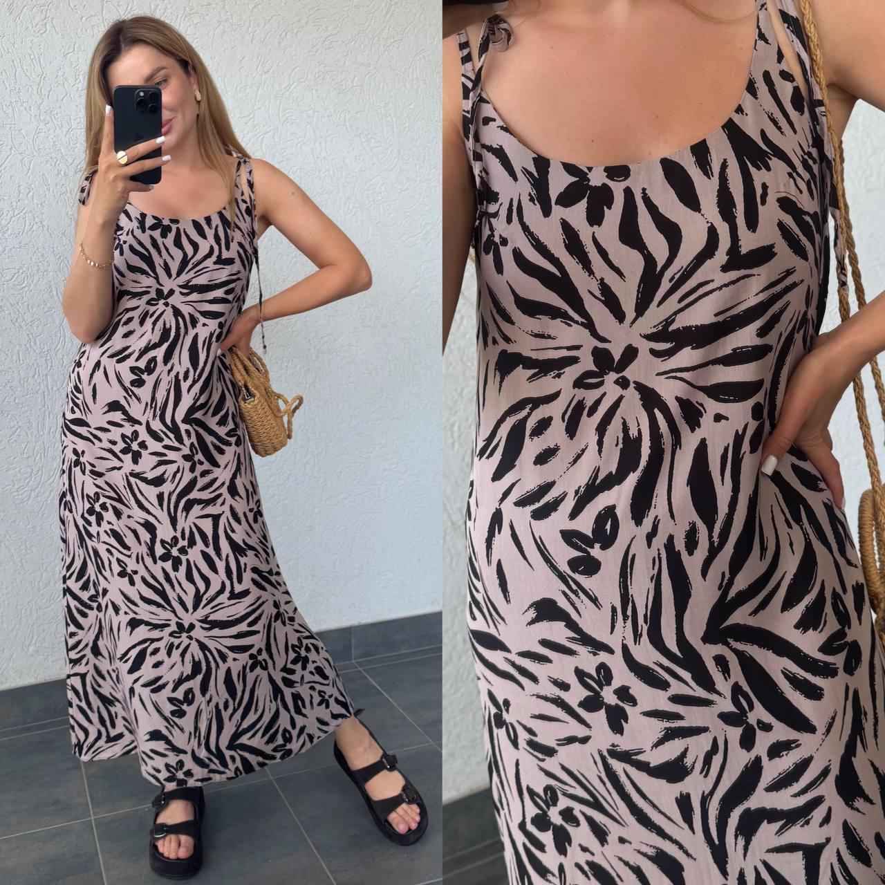 Сарафан ЛІТО ШТАПЕЛЬ р.42-52 Мокко HARISMA 558, фото 1