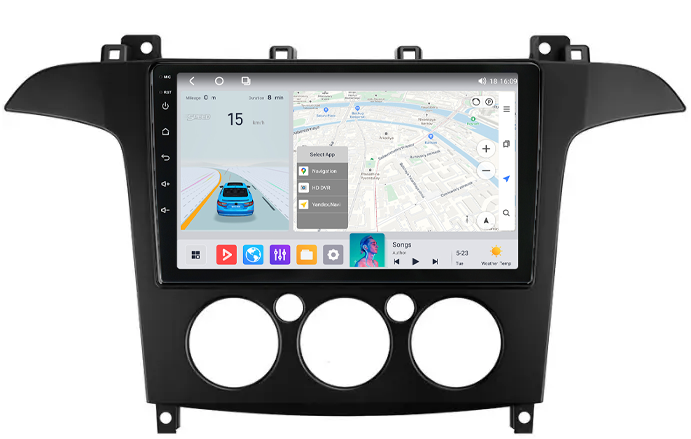 Штатна магнітола Mekede MS Ford S-MAX 1 (2006 - 2010) QleD