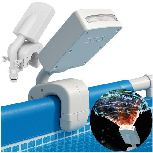Фонтан для басейну Intex 28089 з LED-підсвіткою, гідроелектричнийkruzz