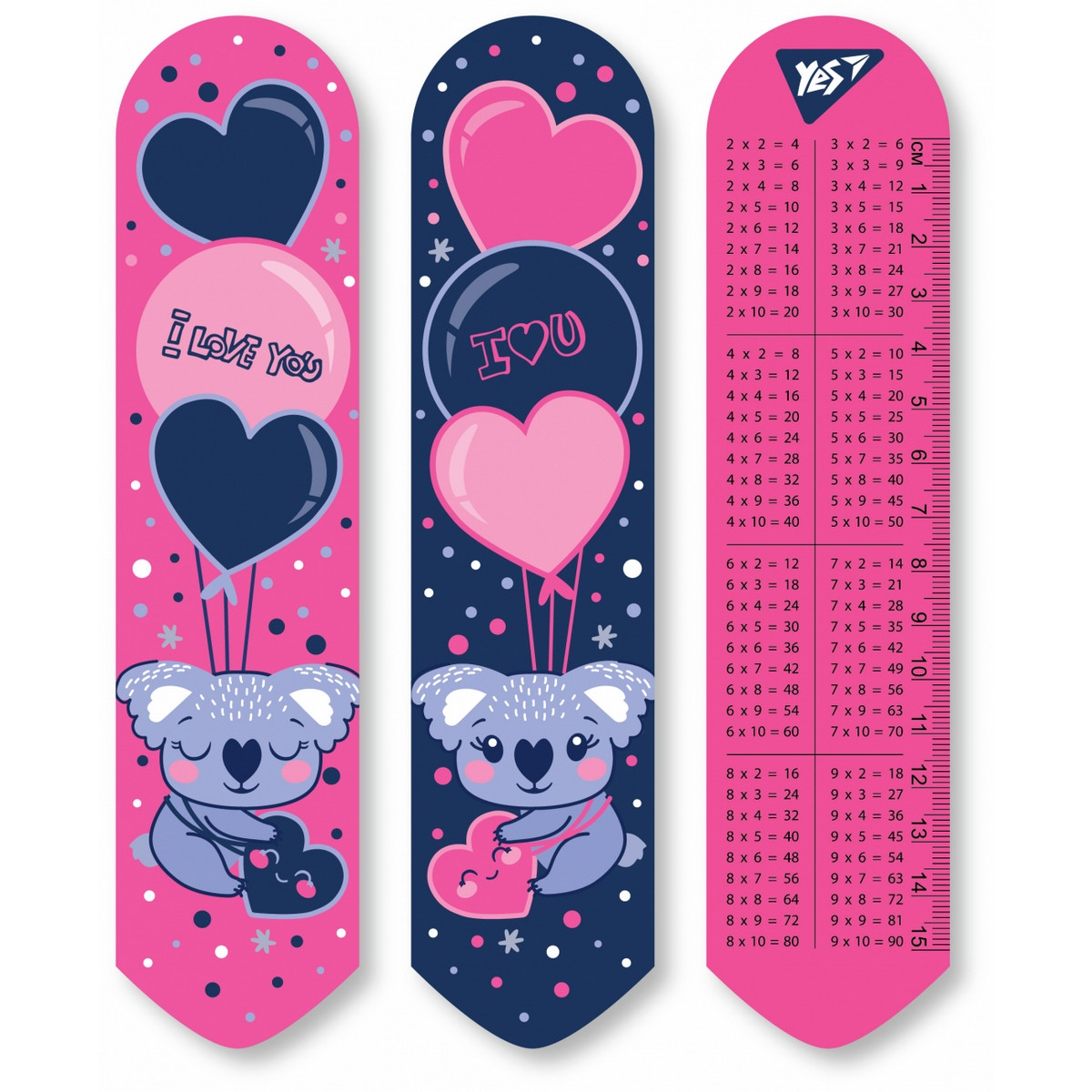 Закладка пластикова 2D Yes Hi, koala! 19х4,5 см (707720)