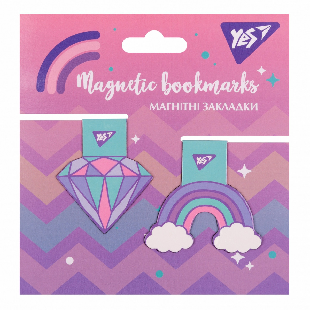 Закладки магнітні Yes Glamour 2шт (707918)