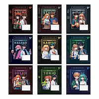 Набір предметних зошитів YES (Anime) 48 арк.  гібрид. виб. лак  (767484)