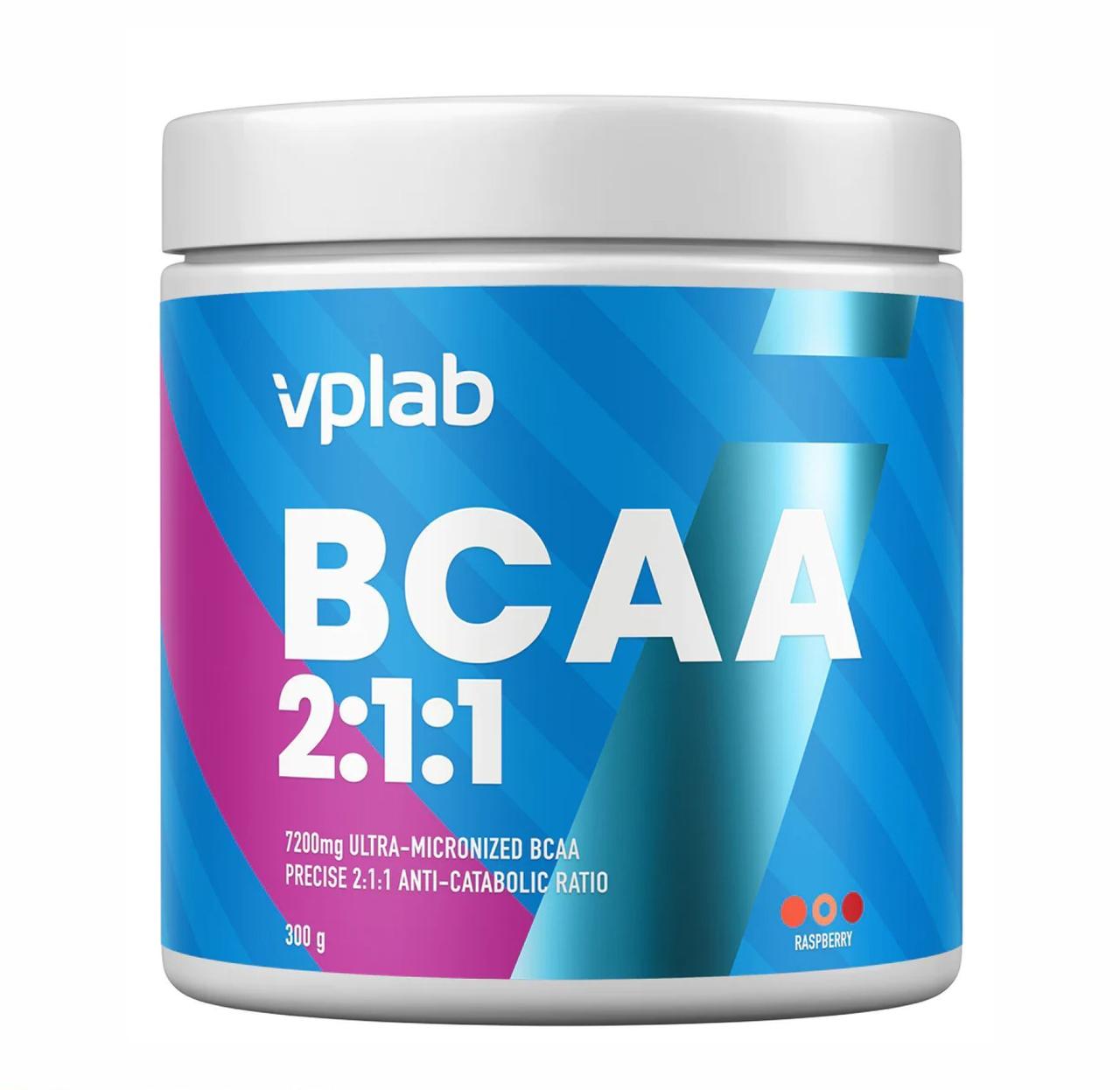 Амінокислотний комплекс BCAA 2-1-1, 300 г Raspberry
