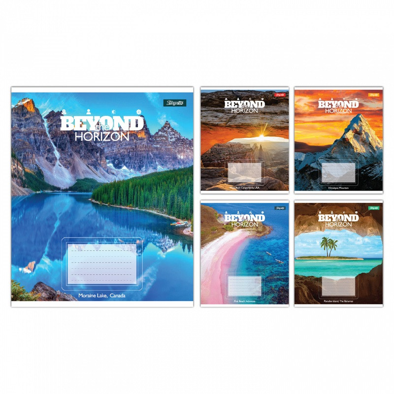 Зошит 1 Вересня Beyond the horizon 48 арк. клітинка мікс дизайнів (768246)