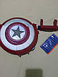 Дитячий іграшковий щит Капітана Америки RESTEQ – щит-трансформер з автоматом, 27 см, Marvel, фото 8