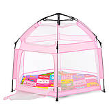 Намет манеж дитячий ігровий MR 1512 Powder Pink рожевий "tovarka", фото 4