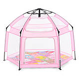 Намет манеж дитячий ігровий MR 1512 Powder Pink рожевий "tovarka", фото 6