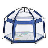 Намет манеж дитячий ігровий MR 1512 Sapphire Blue синій "tovarka", фото 7
